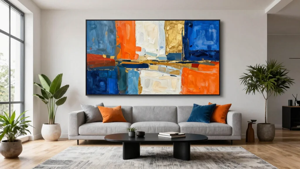 10 Large Abstract Wall Art Ideas for Modern Spaces