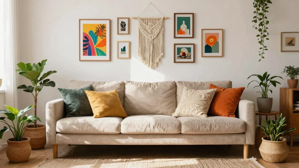 12 Living Room Gallery Wall Ideas Above the Couch