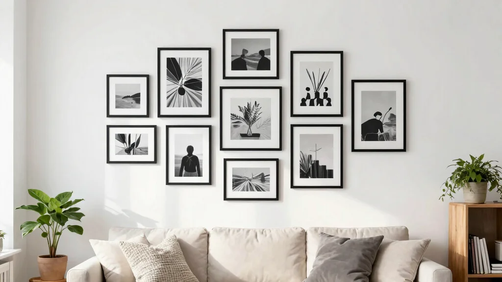 9 Black Frame Gallery Wall Ideas for a Sleek Look