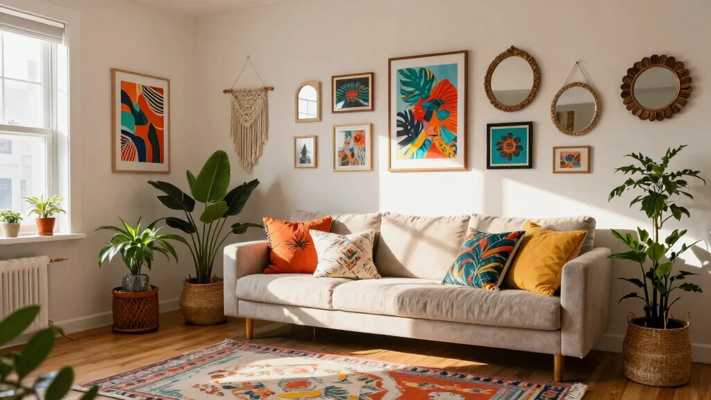 9 Eclectic Living Room Wall Decor Ideas