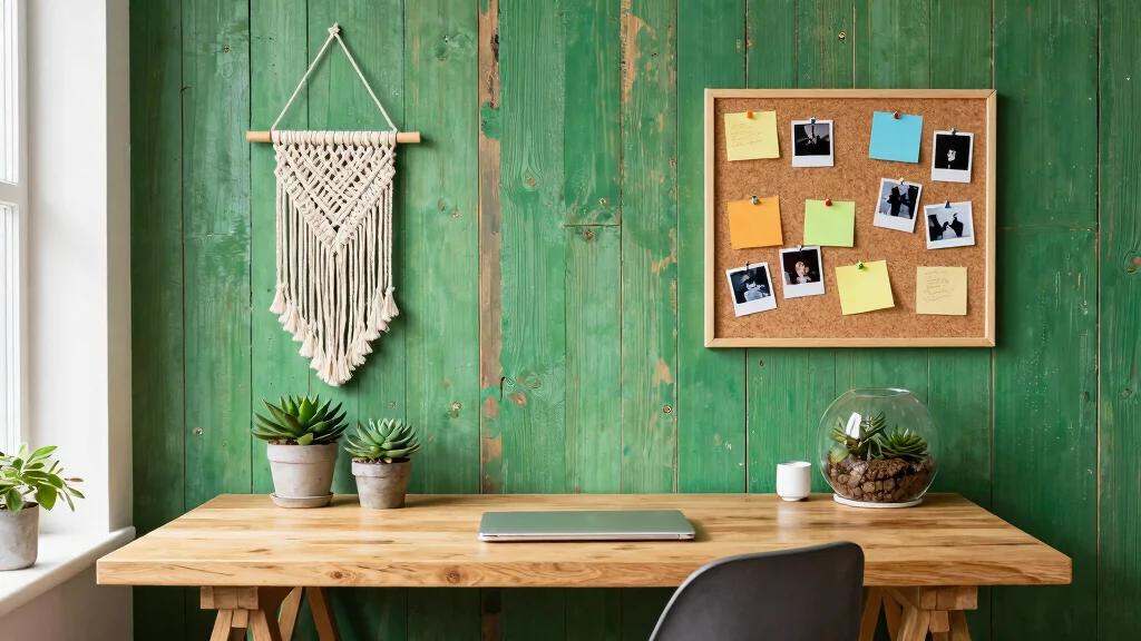 9 Home Office Accent Wall Ideas Behind Your Desk