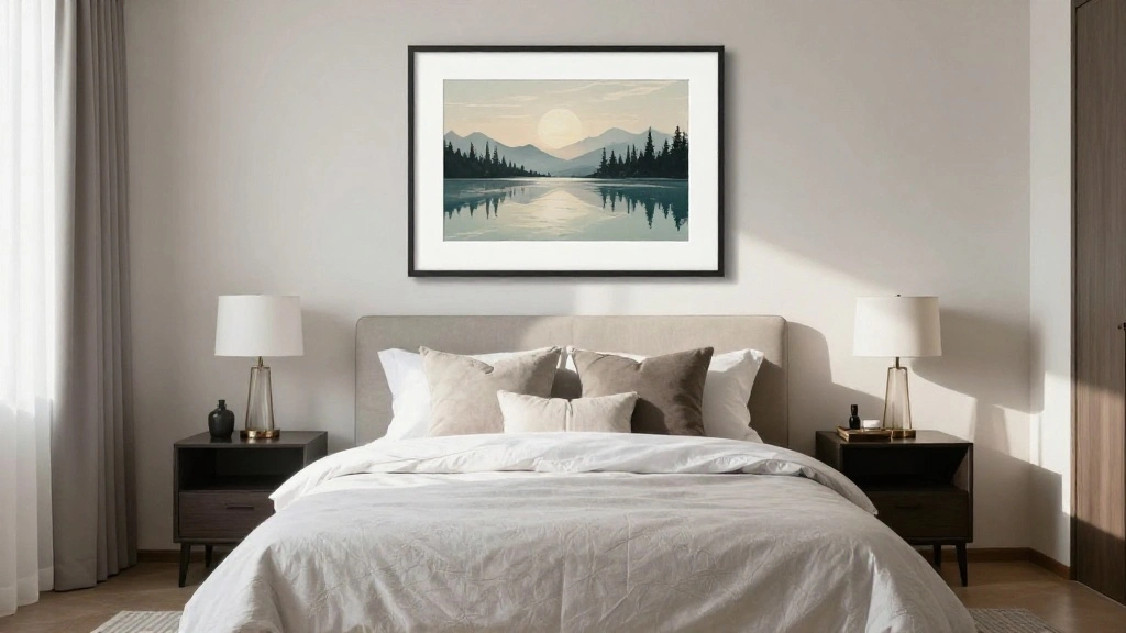 How to Choose the Right Size Art for Above Your Bed