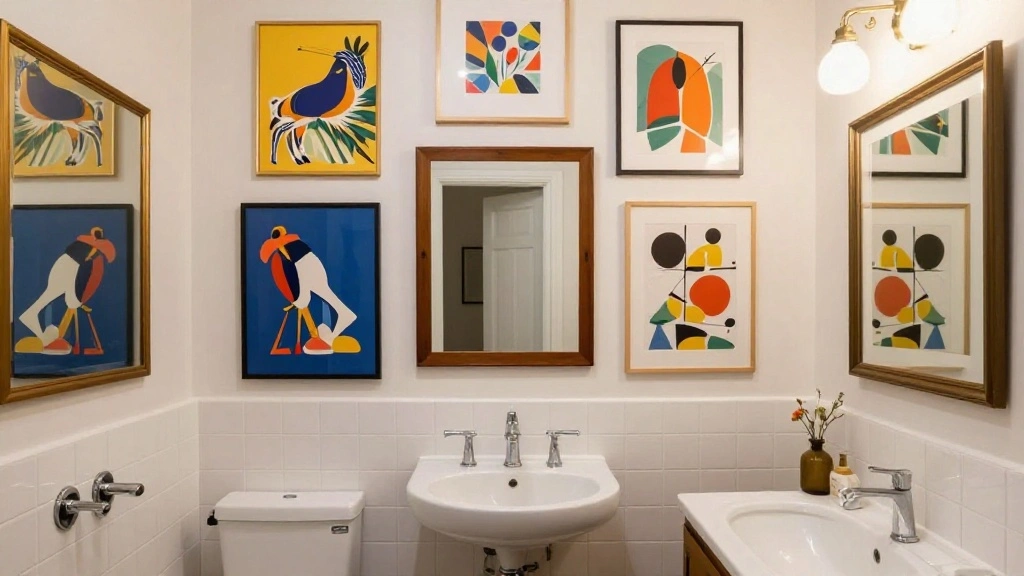How to Create a Bathroom Gallery Wall in a Small Space - Mod Nest Decor