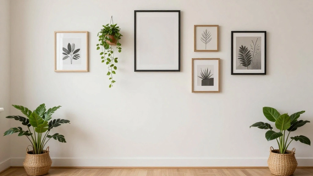 How to Decorate a Large Living Room Wall Without It Looking Empty