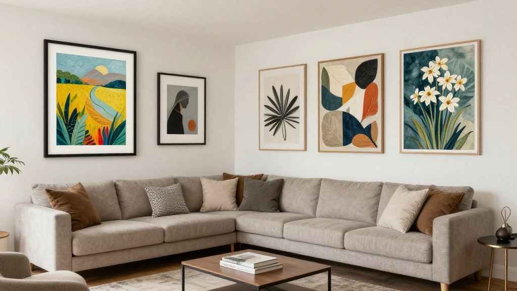 How to Hang Art Heavier Than 5 Pounds in a Rental Without Drilling