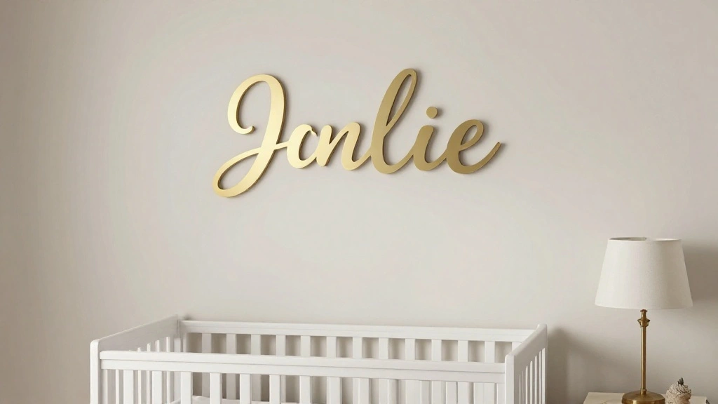 How to Make a Personalized Name Sign for Your Nursery Wall