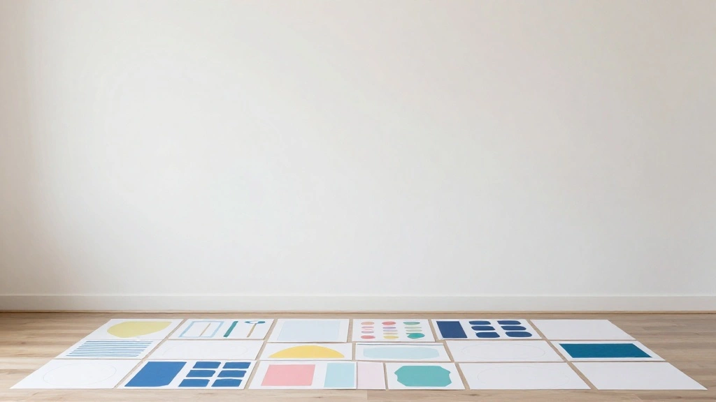 How to Plan a Gallery Wall Layout Using Paper Templates Before You Drill
