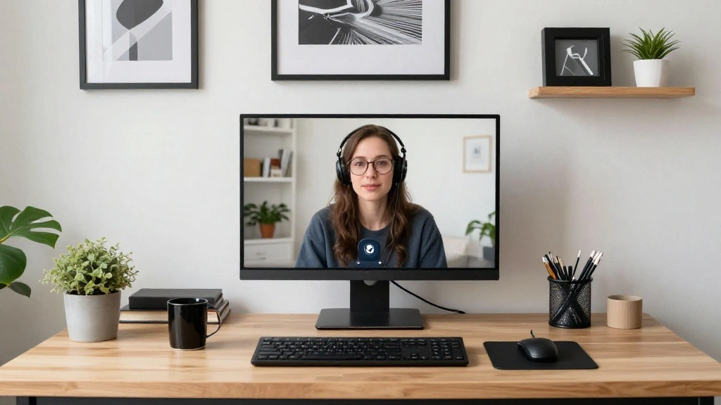 How to Style Your Home Office Wall for Video Calls (Step by Step) - Mod Nest Decor